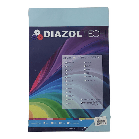 FOTOCOPIA COLOR OFICIO BLUE SACHET 50 un.