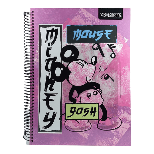 CUAD CARTA PROARTE 150hj 7mm MICKEY