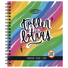 LIBRO LETTERING TALLER DE LETRAS 21x25 ARTEL