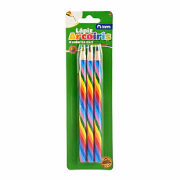 LAPICES COLOR ARCOIRIS 3 UN. TORRE
