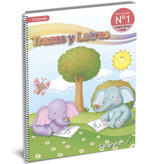 LIBRO TRAZOS Y LETRAS N. 1 PRE-KINDER CALIGRAFIX