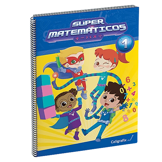 LIBRO SUPER MATEMATICOS 1 CALIGRAFIX