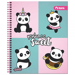 CUAD UNIV TORRE 100hj 7mm CLASICO MUJER SWEET