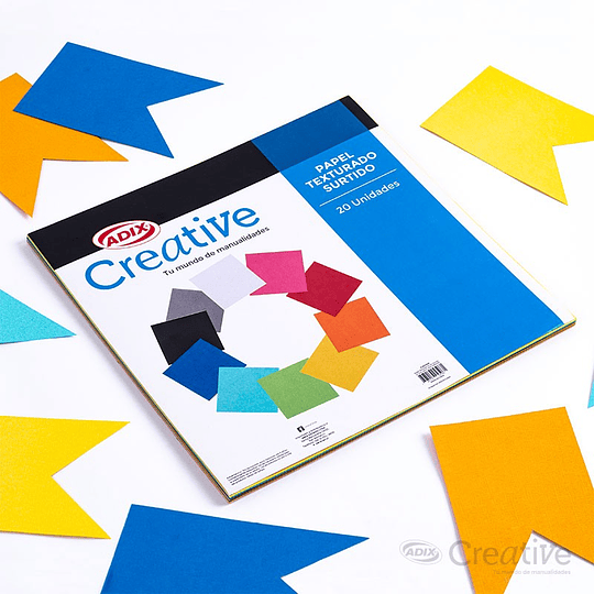 CARTULINA TEXTURADO 30x30 20 un. ADIX