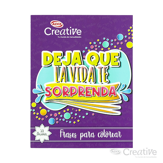 LIBRO COLOREAR FRASES 026 CREATIVE