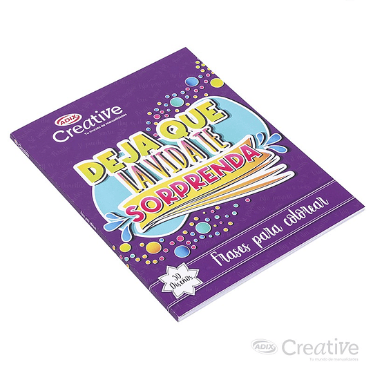 LIBRO COLOREAR FRASES 026 CREATIVE