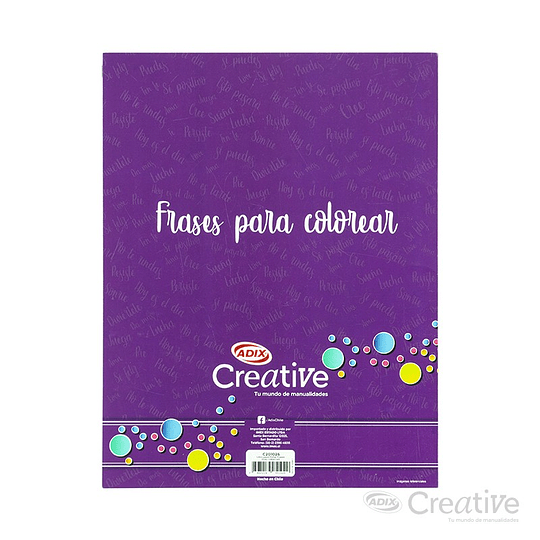 LIBRO COLOREAR FRASES 026 CREATIVE