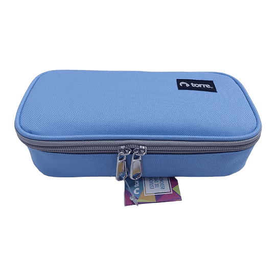 ESTUCHE ESCOLAR GRANDE LISO TORRE  