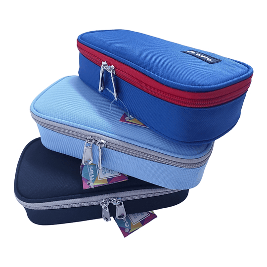 ESTUCHE ESCOLAR GRANDE LISO TORRE  