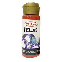 PINTURA TELAS 60 ml NARANJA 77 ARTEL