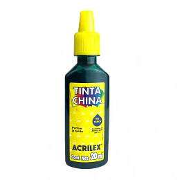 TINTA CHINA VERDE 20ml 5120-511 ACRILEX 