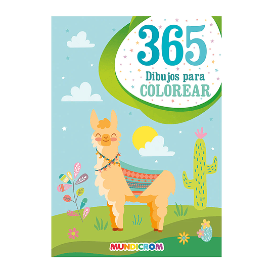 LIBRO 365 DIBIJOS P/COLOREAR MUNDICROM