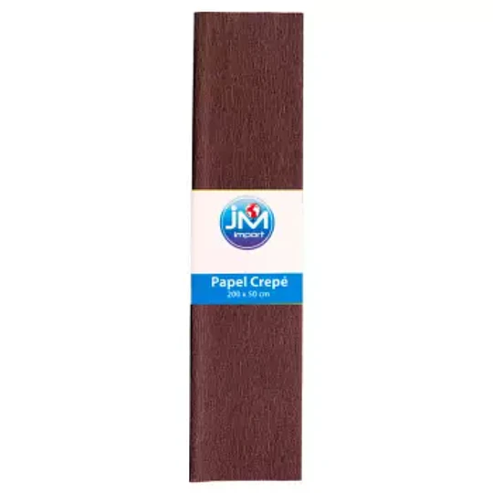 PAPEL CREPE CAFE 0,50x2mt JM IMPORT