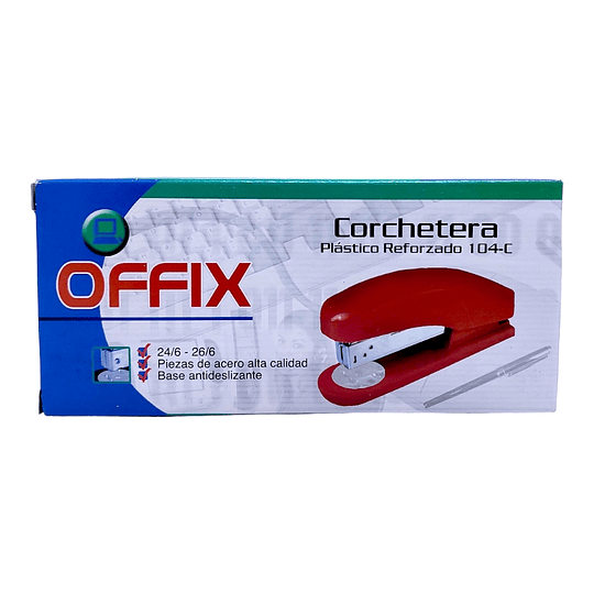 CORCHETERA PLASTICA OFFIX 104-C NEGRO 