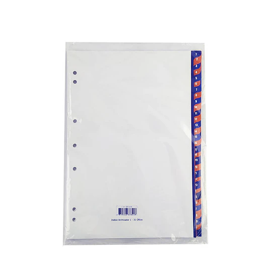 SEPARADOR OFICIO INDICE 1-31 BANGRAFICA 