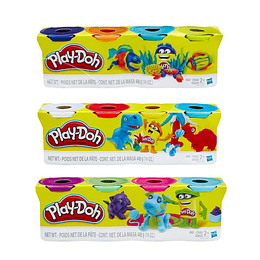 MASA PLAY-DOH 4 col. 112 gr. c/u HASBRO