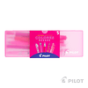 ESTUCHE ROSADO 5 LAPICES SURTIDO PILOT