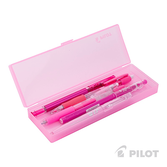 ESTUCHE ROSADO 5 LAPICES SURTIDO PILOT