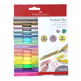 DESTACADOR TEXTLINER 15 col FABER