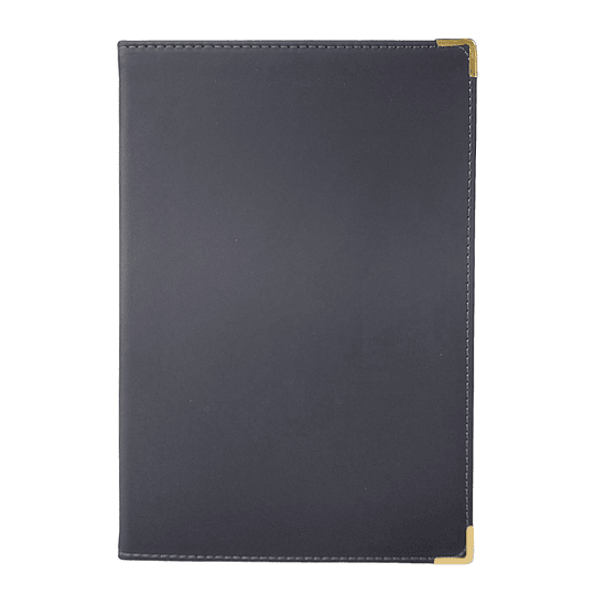 AGENDA CARPE DIEM 24 LISA NEGRA indice dia x pag