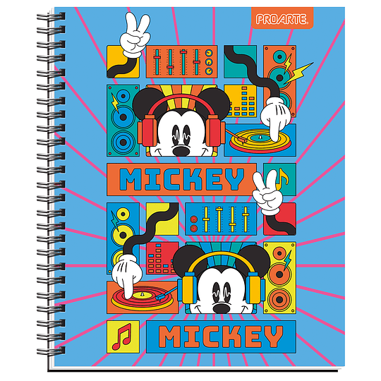 CUAD UNIV PROARTE 100hj 7mm TAPA DURA MICKEY
