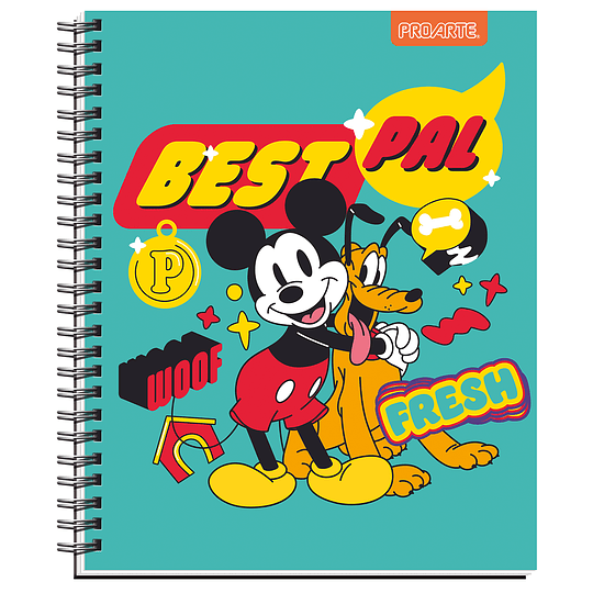 CUAD UNIV PROARTE 100hj 7mm TAPA DURA MICKEY