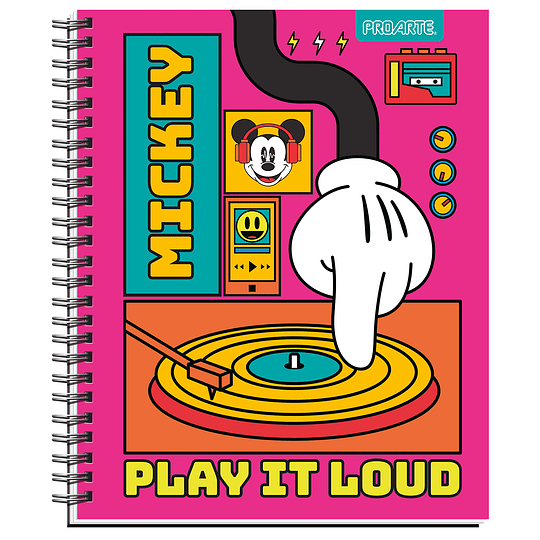 CUAD UNIV PROARTE 100hj 7mm TAPA DURA MICKEY