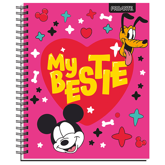 CUAD UNIV PROARTE 100hj 7mm TAPA DURA MICKEY