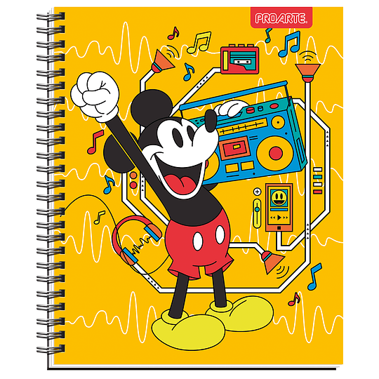 CUAD UNIV PROARTE 100hj 7mm TAPA DURA MICKEY