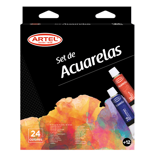 ACUARELA ARTEL 24 COLORES 