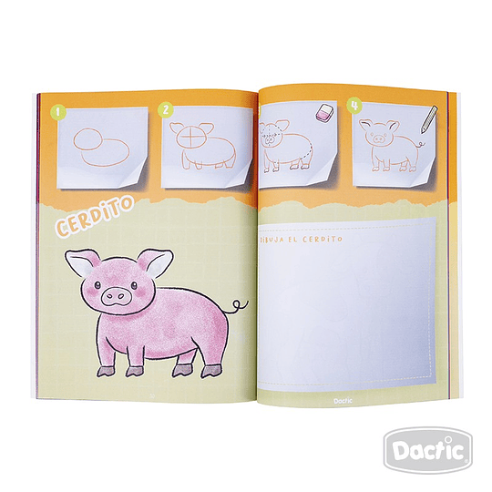 LIBRO ACTIVIDAD PASO A PASO ANIMALES DACTIC