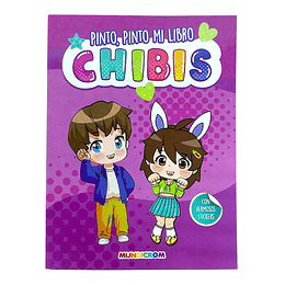 LIBRO PINTAR PINTO PINTO MI CHIBIS MUNDICROM