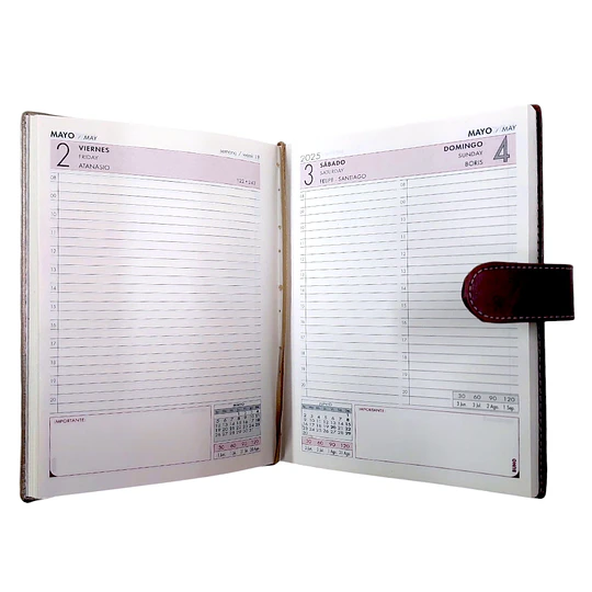 AGENDA MANAGER SILVER 7772 BUHO