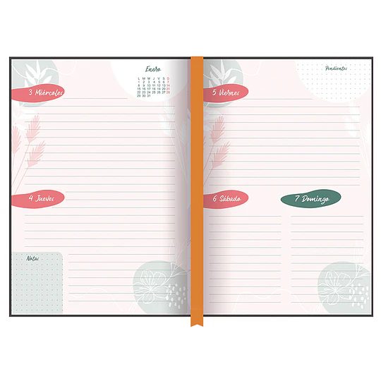 AGENDA ISOFIT DUOCOLOR MUJER 2 dias x pag.