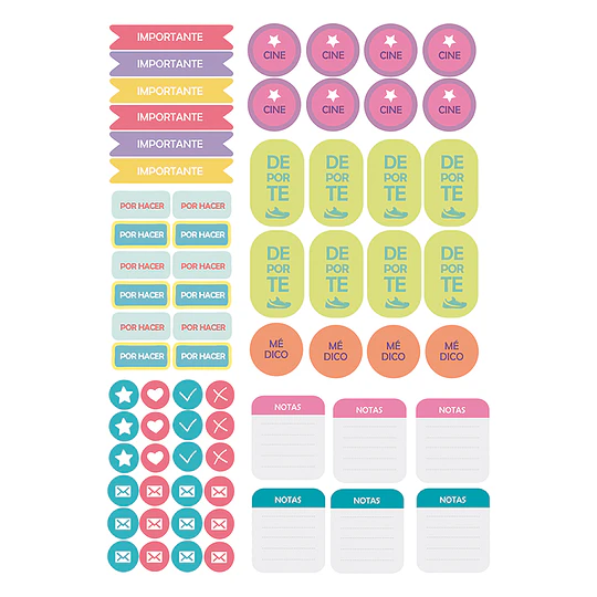 AGENDA ISOFIT DUOCOLOR MUJER 2 dias x pag.
