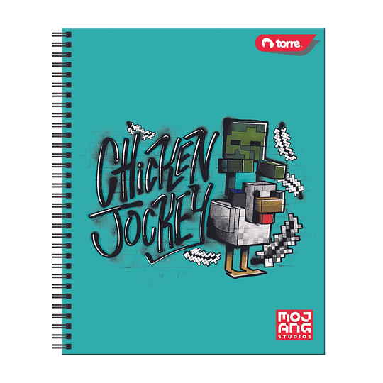 CUAD UNIV TORRE 100hj 7mm CLASICO MINECRAFT