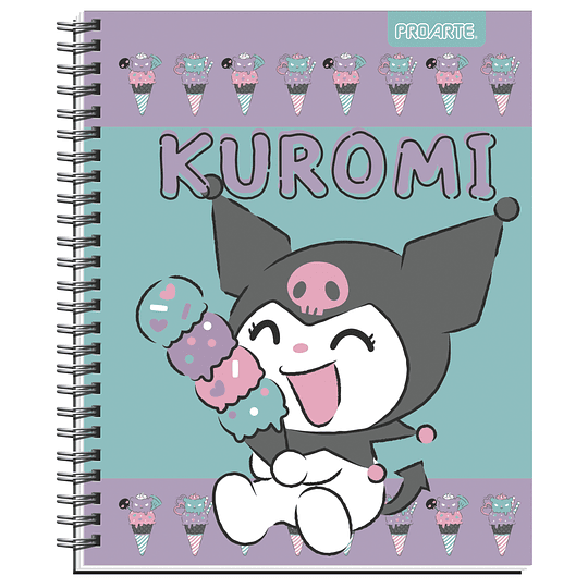 CUAD UNIV PROARTE 100hj 7mm TD KUROMI