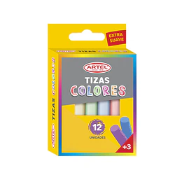 TIZA COLOR CAJA 12 un ARTEL 