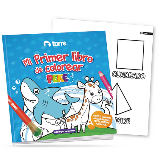 LIBRO COLOREAR PEKES 32 hj TORRE 