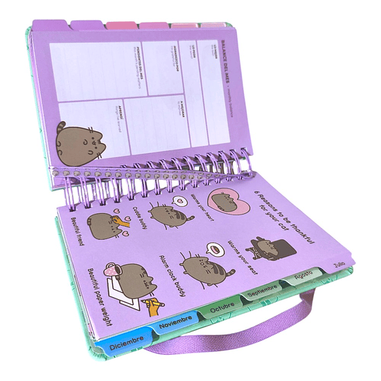 AGENDA ESPIRAL 14x20 PUSHEEN MOOVING DxP