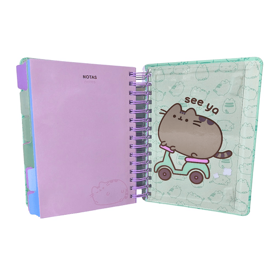 AGENDA ESPIRAL 14x20 PUSHEEN MOOVING DxP