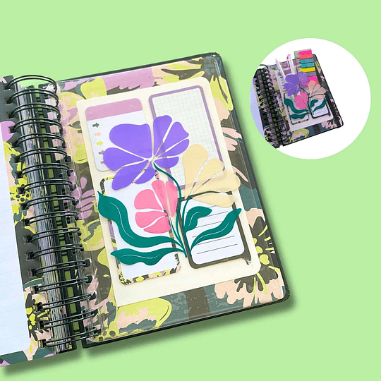 AGENDA ESPIRAL 16,5x22 GARDEN MOOVING DxP