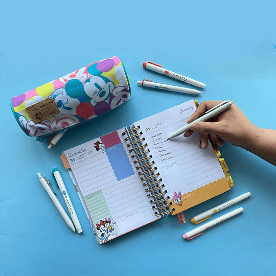 AGENDA ESPIRAL 14x20 MICKEY MOOVING DxP