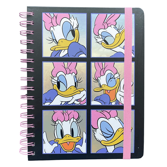LIBRETA ESPIRAL A5 96h LINEAL DAISY MV