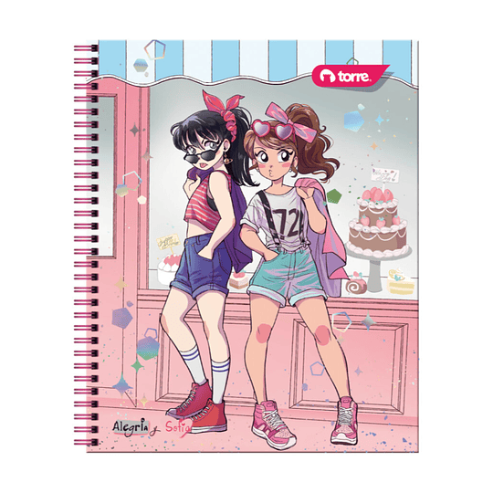 CUAD UNIV TORRE 100hj 7mm CLASICO ANIME