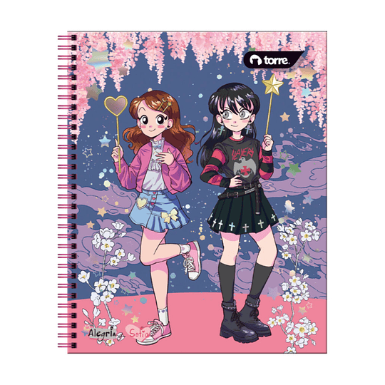 CUAD UNIV TORRE 100hj 7mm CLASICO ANIME