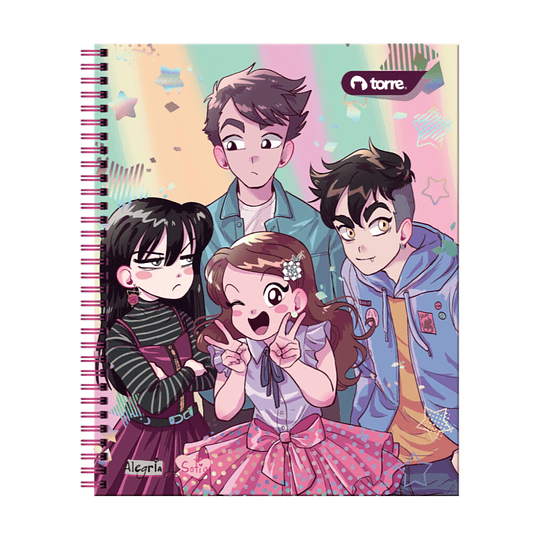 CUAD UNIV TORRE 100hj 7mm CLASICO ANIME