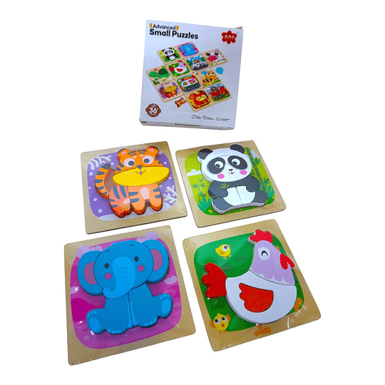 PUZZLE ESCOLAR 4 PIEZAS 4 un KREARTE