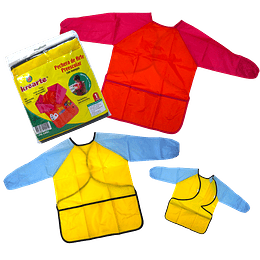 PECHERA ARTE C/MANGAS ESCOLAR KREARTE