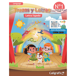 LIBRO TRAZOS Y LETRAS N. 1 PRE-KINDER CALIGRAFIX